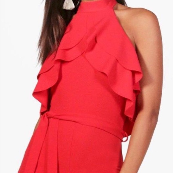 Red jumpsuit - Picture 4 of 9